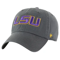 Men's '47 Charcoal LSU Tigers Classic Franchise Legacy Fitted Hat