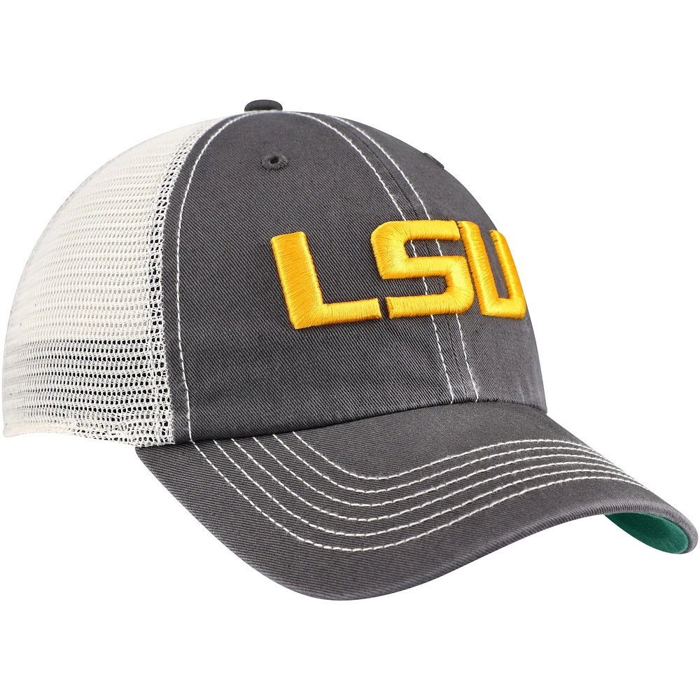 Casquette Snapback '47 Charcoal LSU Tigers Trawler Trucker pour hommes