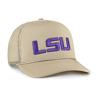 Men's '47 Khaki LSU Tigers Foam Front Mesh Trucker Snapback Hat