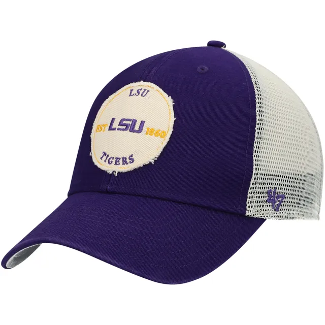 Men's New Era Purple LSU Tigers Basic Low Profile 59FIFTY Fitted Hat