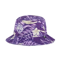 Men's '47 Purple LSU Tigers Tropicalia Bucket Hat