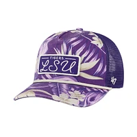 Casquette réglable '47 Purple LSU Tigers Tropicalia Hitch pour hommes