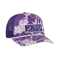 Casquette réglable '47 Purple LSU Tigers Tropicalia Hitch pour hommes