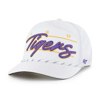 Men's '47 White LSU Tigers Condor Hitch brrr° Adjustable Hat