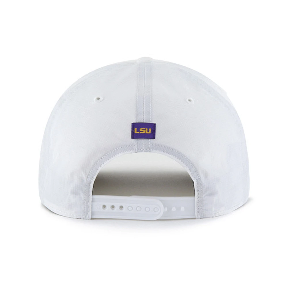 Men's '47 White LSU Tigers Condor Hitch brrr° Adjustable Hat