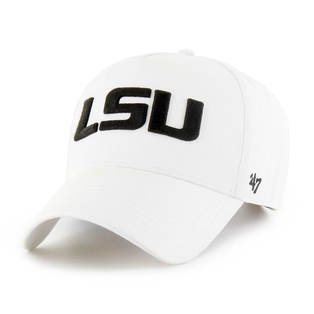 Casquette ajustable LSU Tigers Foundation Offside '47 blanche pour homme