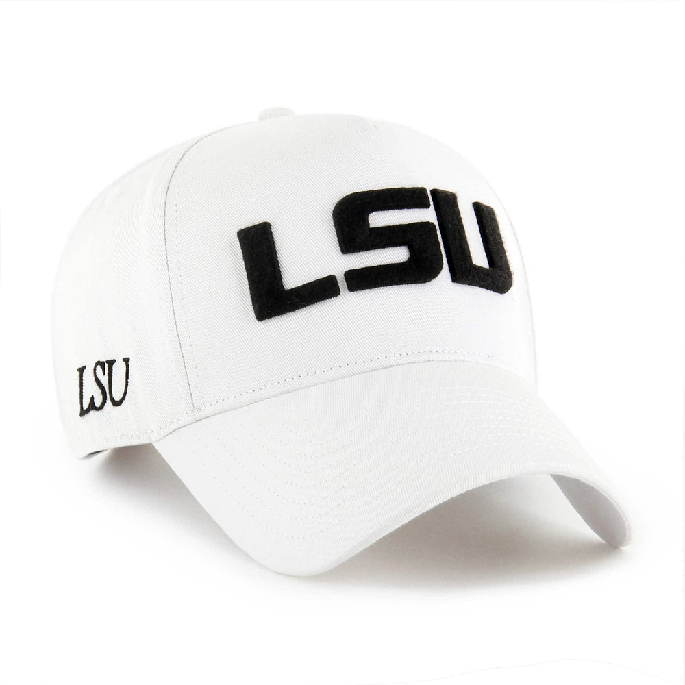 Casquette ajustable LSU Tigers Foundation Offside '47 blanche pour homme