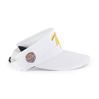 Visière ajustable blanche LSU Tigers Melbourne brrr° pour homme '47
