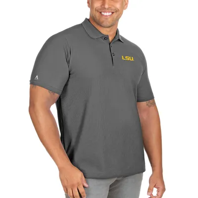 LSU Tigers Antigua Big & Tall Legacy Pique Polo