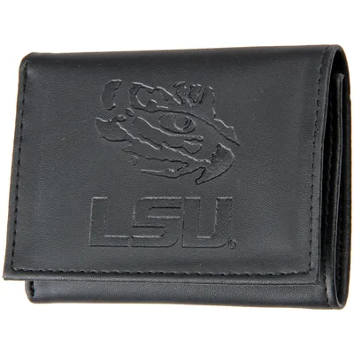 LSU Tigers Hybrid Tri-Fold Wallet - Black