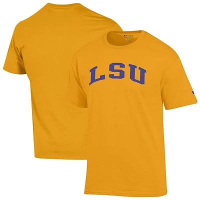 T-shirt basique Arch Champion Gold des LSU Tigers pour homme
