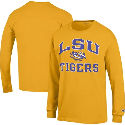 LSU Tigers Champion High Motor Long Sleeve T-Shirt - Gold