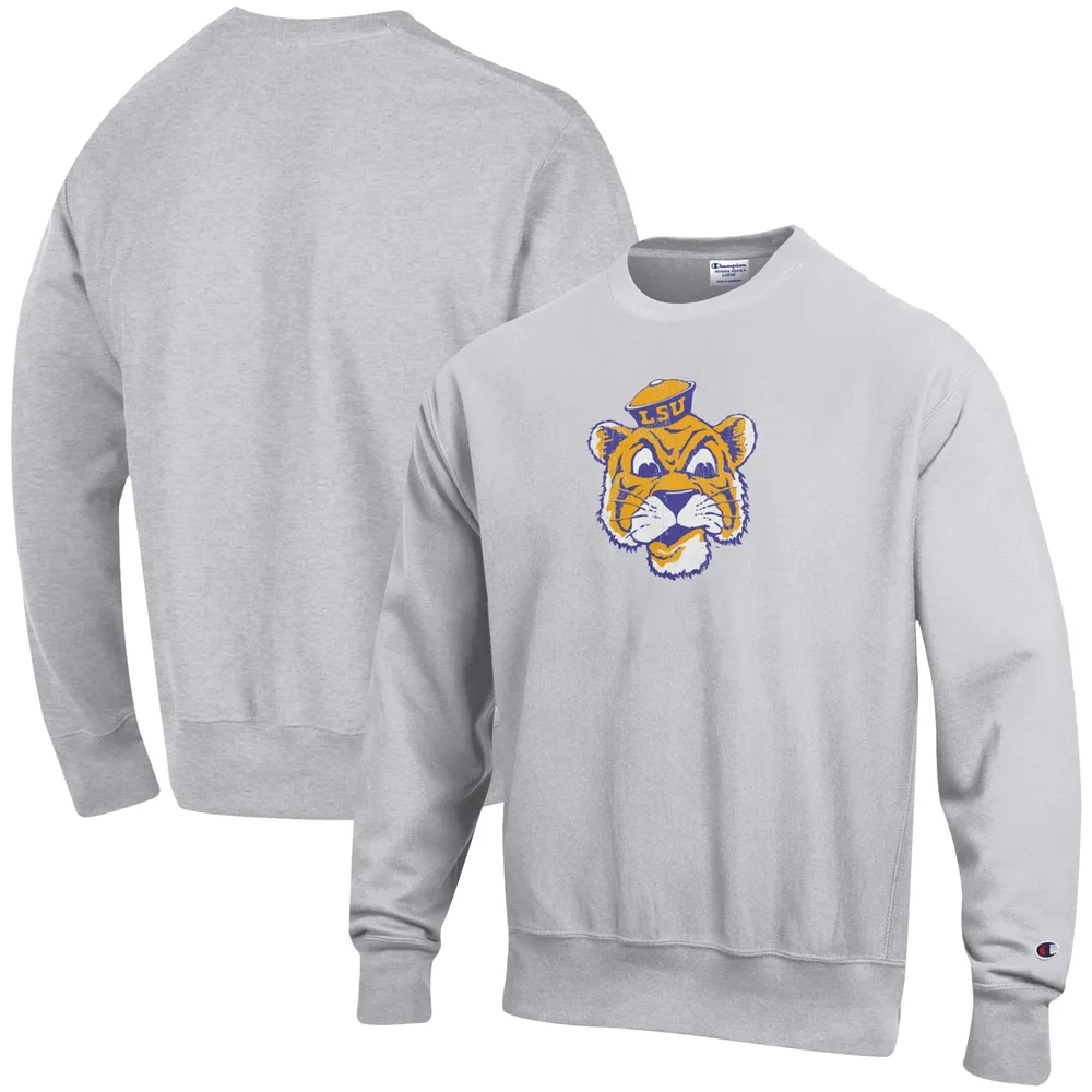 Men's Nike Heathered Gray LSU Tigers Football Club Pullover Hoodie