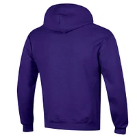 Sweat à capuche Champion Purple LSU Tigers Arch Pill pour hommes