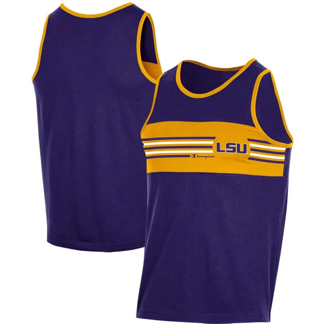 Lids Shaquille O'Neal LSU Tigers Mitchell & Ness Name Number Tie-Dye Tank  Top - Purple/Gold