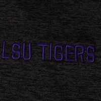 Men's Colosseum Black LSU Tigers Big & Tall Down Swing Polo