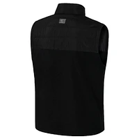 Men's Colosseum  Black LSU Tigers Block The Sun Full-Zip Vest