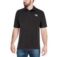 Men's Colosseum Black LSU Tigers Down Swing Polo