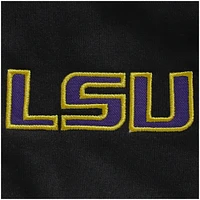 Men's Colosseum Black LSU Tigers Tortugas Logo Quarter-Zip Jacket