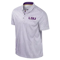 Men's Colosseum Purple LSU Tigers Big & Tall Marty Rival Polo