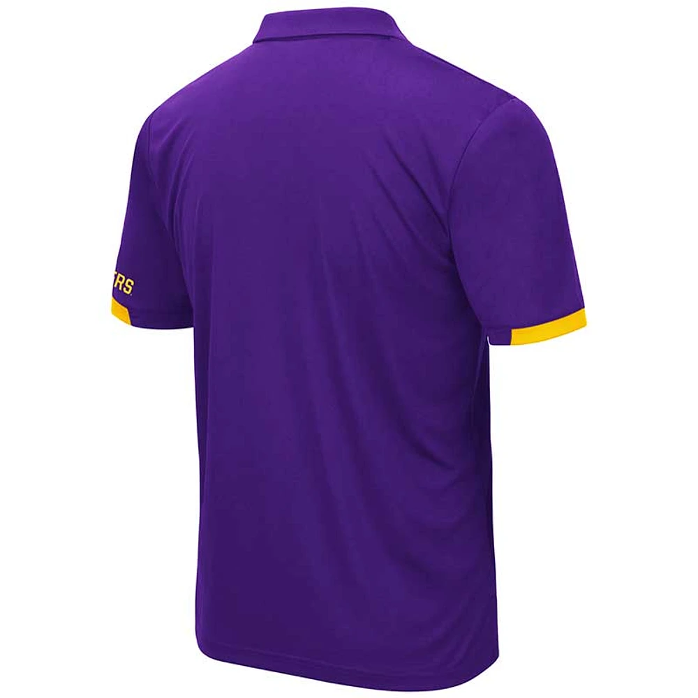 Men's Colosseum Purple LSU Tigers Big & Tall Santry Polo