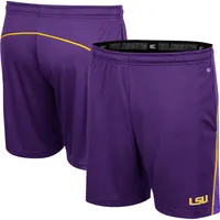 Men's Colosseum Purple LSU Tigers Laws of Physics Shorts