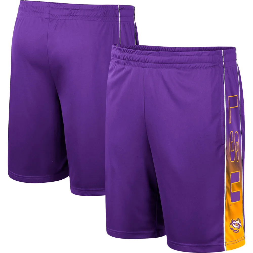 Men's Colosseum Orange/Purple Clemson Tigers Am I Wrong Reversible Shorts