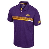 Men's Colosseum  Purple LSU Tigers No Problemo Polo