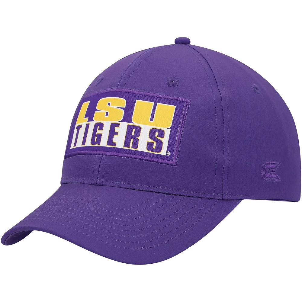 Casquette Colosseum Purple LSU Tigers Positraction Snapback pour homme