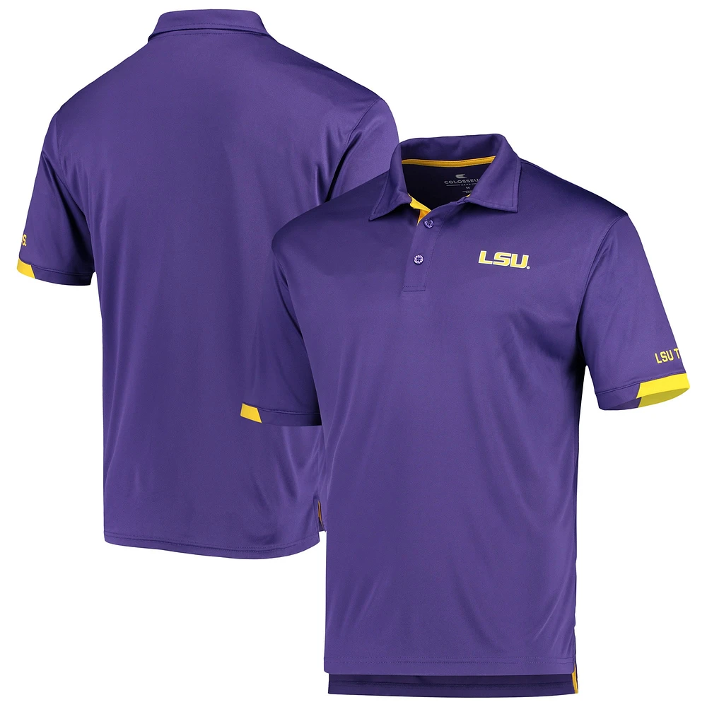 Polo Colosseum Violet LSU Tigers Santry Homme