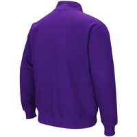 Men's Colosseum Purple LSU Tigers Tortugas Logo Quarter-Zip Pullover Jacket