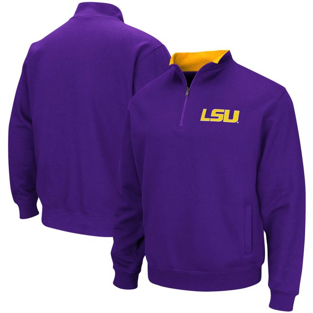 Veste Colosseum Purple LSU Tigers Tortugas Logo Quarter-Zip Pullover Homme