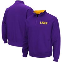 Men's Colosseum Purple LSU Tigers Tortugas Logo Quarter-Zip Pullover Jacket