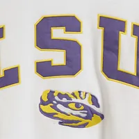 Sweat Colosseum White LSU Tigers Arch & Logo Crew Neck pour homme