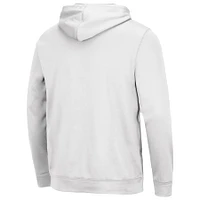 Men's Colosseum White LSU Tigers Lantern Pullover Hoodie