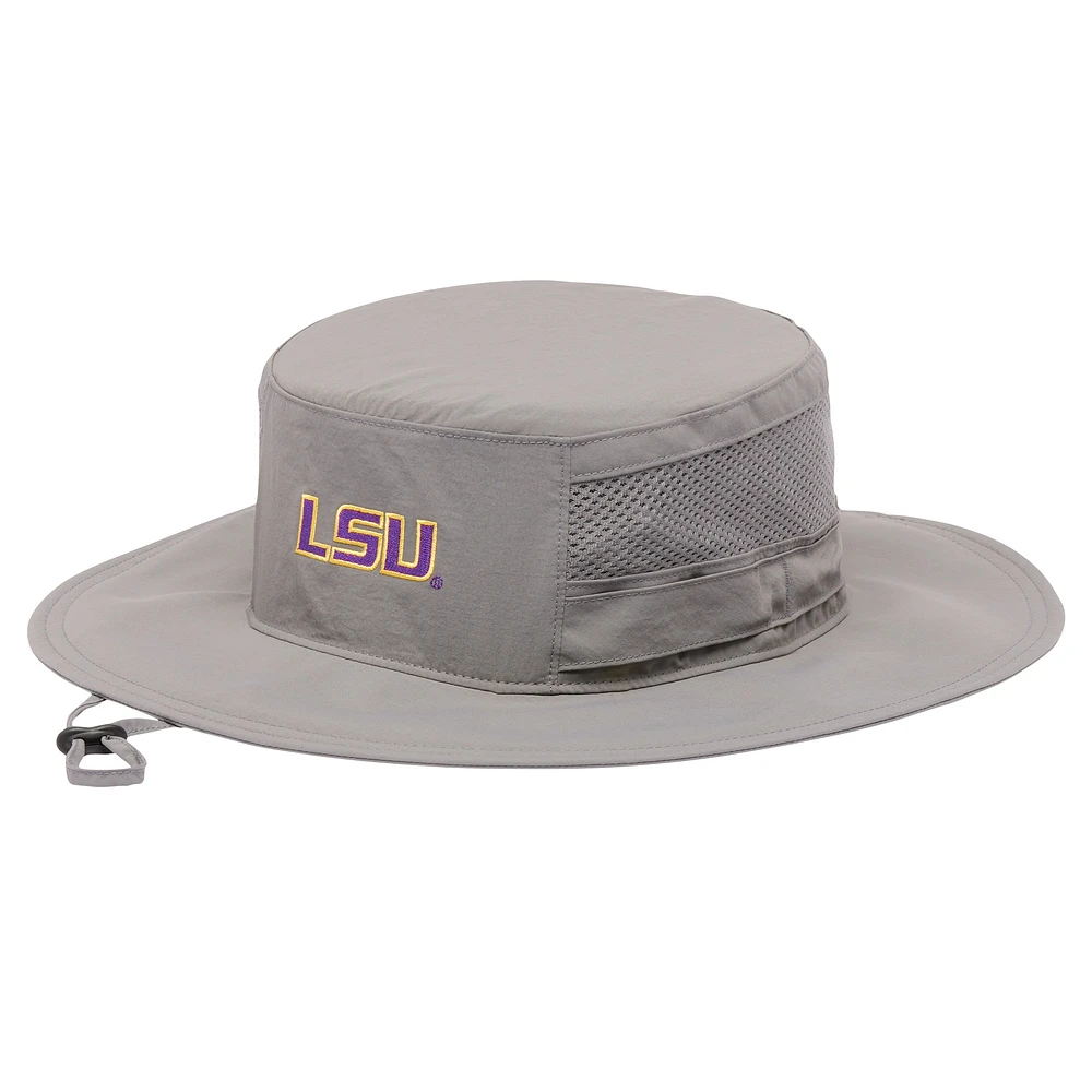 Casquette de baseball Omni-Shade Bora Bora III pour homme Columbia Gray LSU Tigers