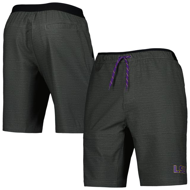 Short Columbia gris LSU Tigers Twisted Creek Omni-Shield pour homme