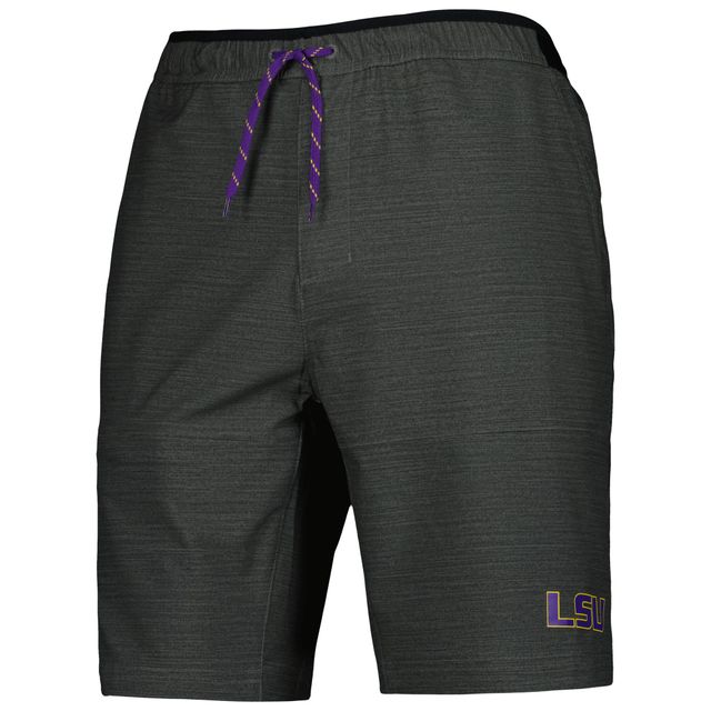 Short Columbia gris LSU Tigers Twisted Creek Omni-Shield pour homme