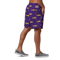 Short imprimé Columbia Purple LSU Tigers Backcast III pour homme