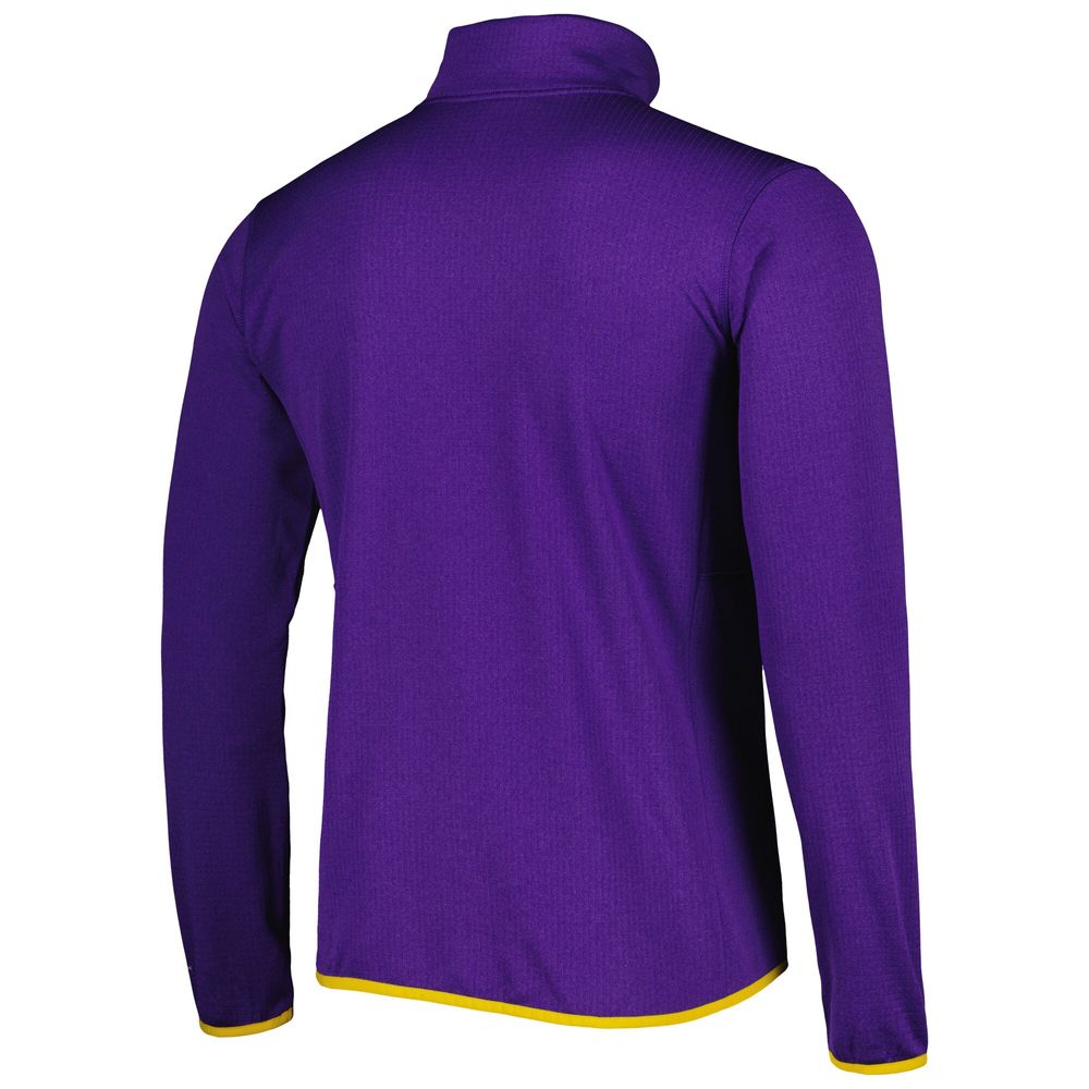 Men's Columbia Purple LSU Tigers Park View Omni-Wick Half-Zip Top