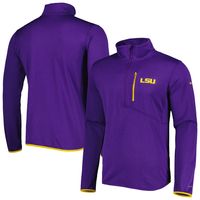 Men's Columbia Purple LSU Tigers Park View Omni-Wick Half-Zip Top