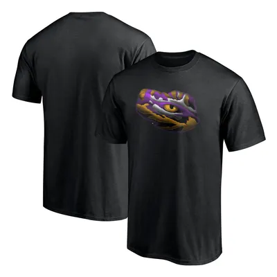 LSU Tigers Fanatics Branded Team Midnight Mascot T-Shirt - Black