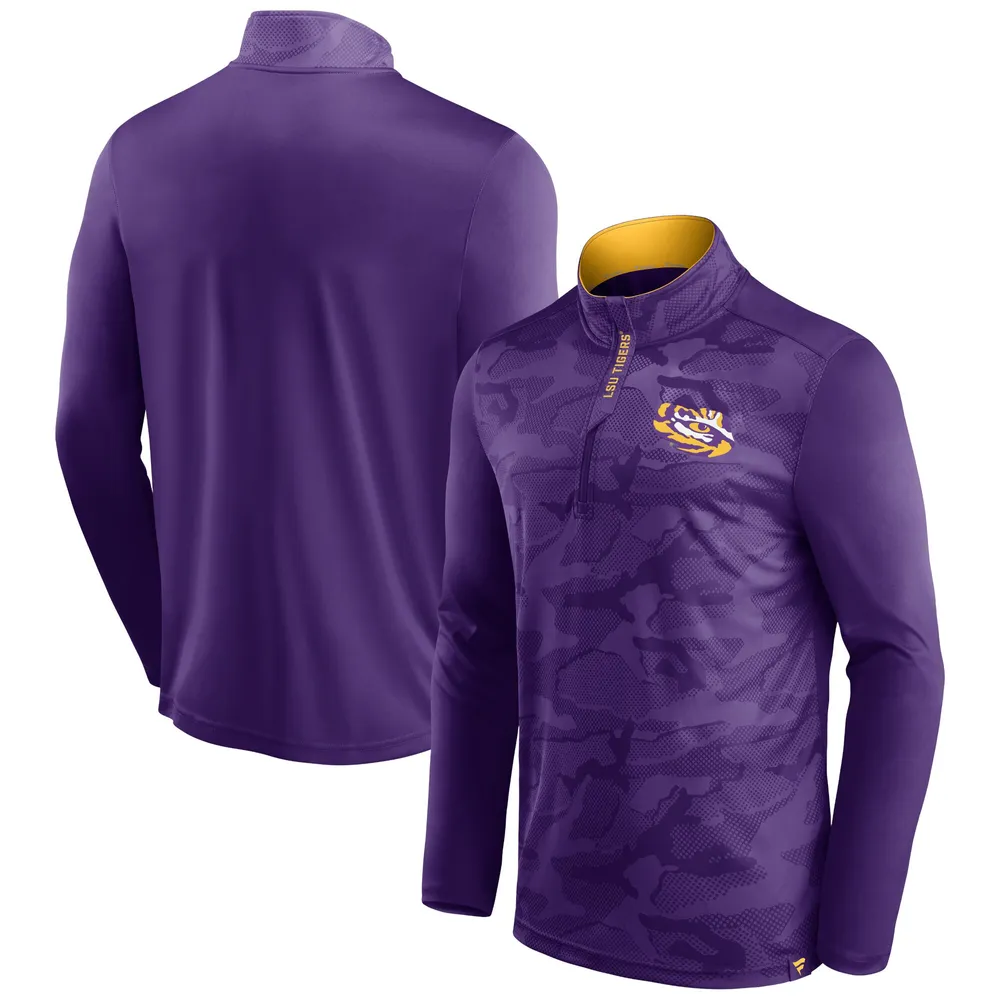 Fanatics Branded Women's Fanatics Branded Purple LSU Tigers Fleece Half-Zip  Jacket