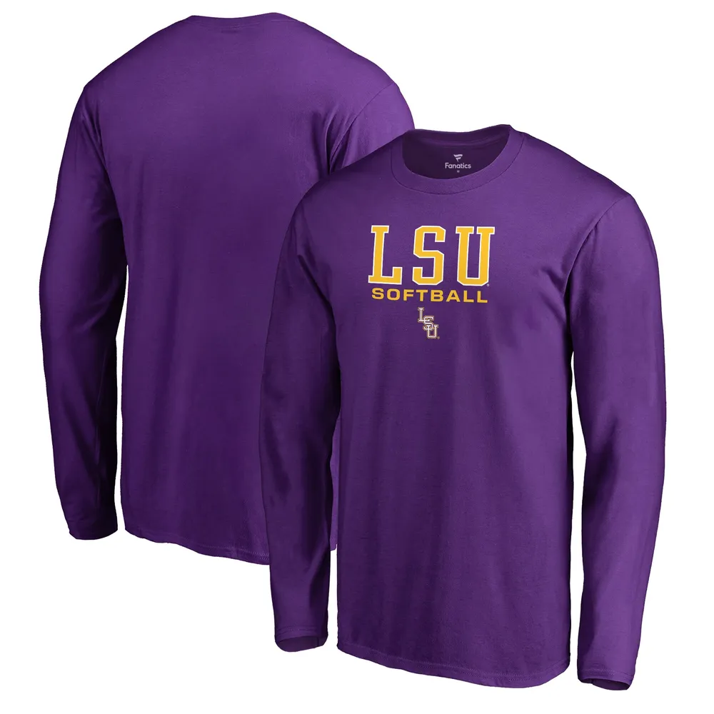 LSU Tigers Fanatics Branded True Sport Softball Long Sleeve T-Shirt - Purple | Brazos Mall