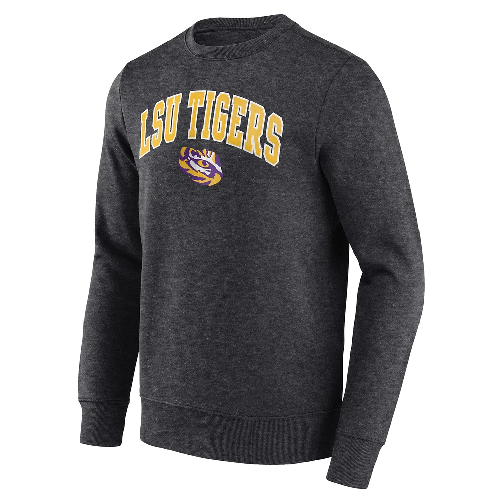 Men's Fanatics Charcoal LSU Tigers Core Long Sleeve T-Shirt