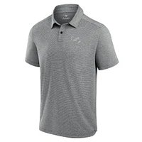 Men's Fanatics  Charcoal LSU Tigers Performance Polo