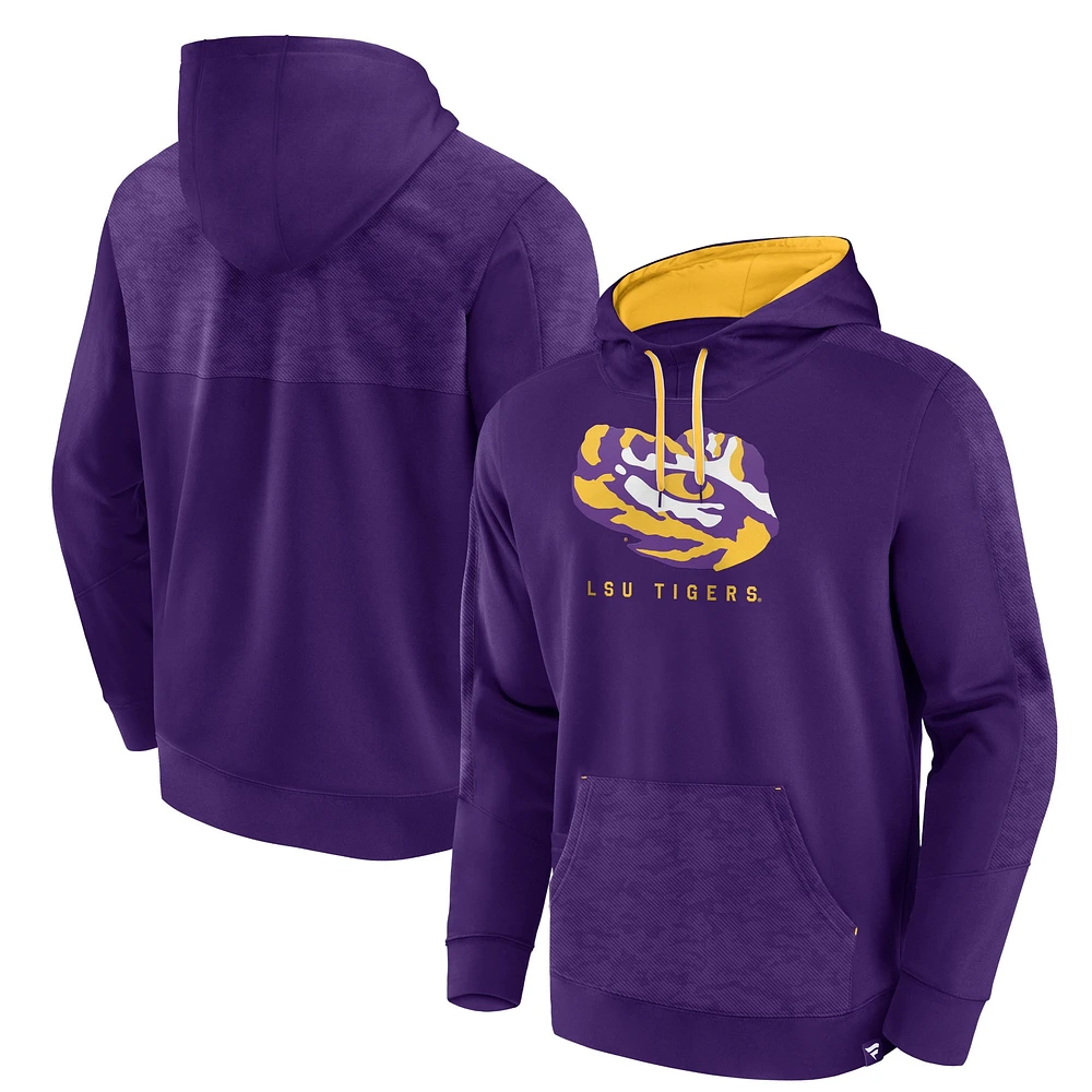 Men's Fanatics Purple LSU Tigers Defender Pullover Hoodie