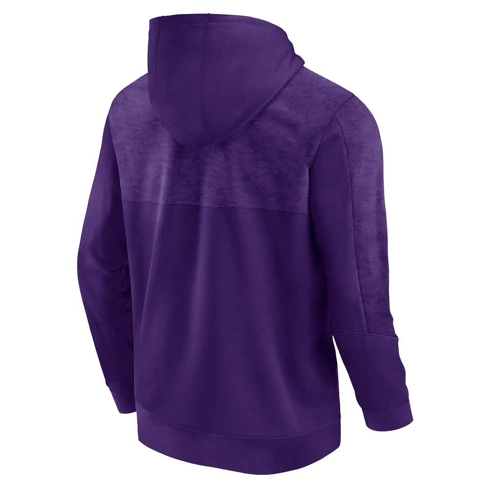 Sweat à capuche fanatiques violet LSU Tigers Defender pour hommes