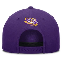 Men's Fanatics Purple LSU Tigers Foul Ball Rope Adjustable Hat