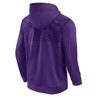 Men's Fanatics Purple LSU Tigers Power Index Full-Zip Hoodie